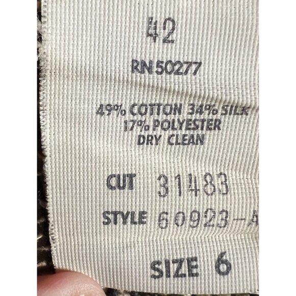 Carole Little for Saint Tropez West Midi Skirt SZ 6 Plaid Boho Chic Y2K - Picture 12 of 12